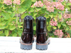 Bottines vernies en cuir noir Melinda
