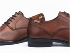 Chaussures à lacet derby en cuir marron Bristol