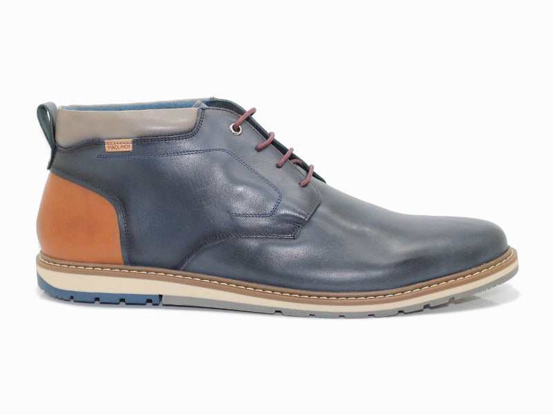 Chaussures montantes Pikolinos en cuir bleu Berna