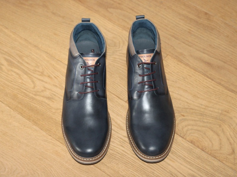 Chaussures montantes Pikolinos en cuir bleu Berna