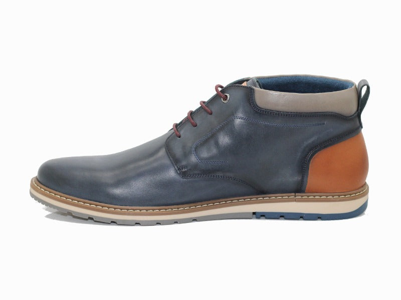Chaussures montantes Pikolinos en cuir bleu Berna