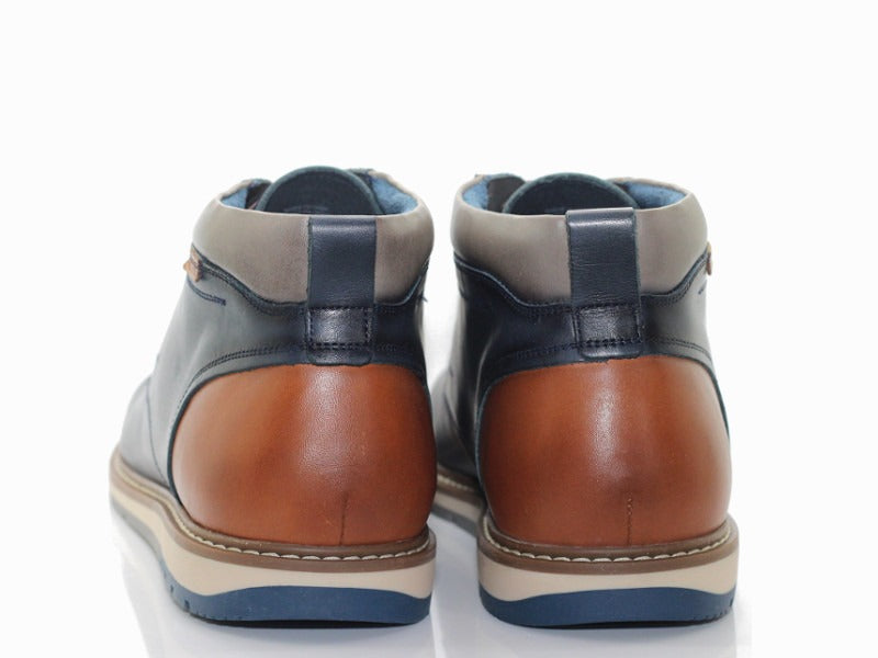 Chaussures montantes Pikolinos en cuir bleu Berna