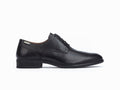 Chaussures à lacet derby en cuir noir Bristol