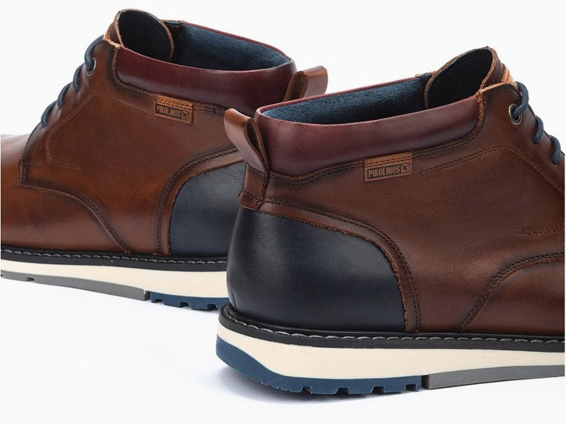 Chaussures montantes Pikolinos en cuir marron Berna