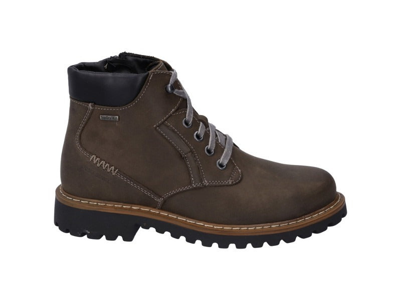 Boots waterproof Chance en cuir marron 