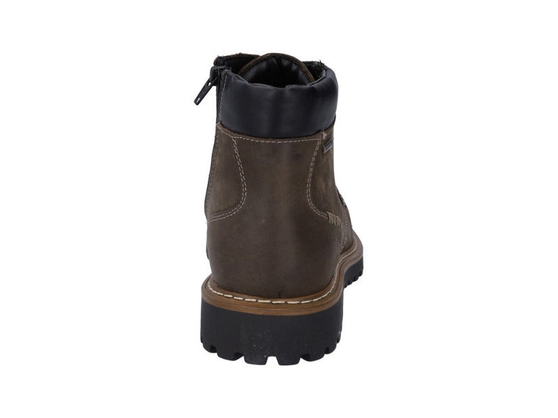 Boots waterproof Chance en cuir marron 