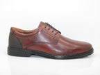 Chaussures classiques à lacets en cuir cognac Alastair
