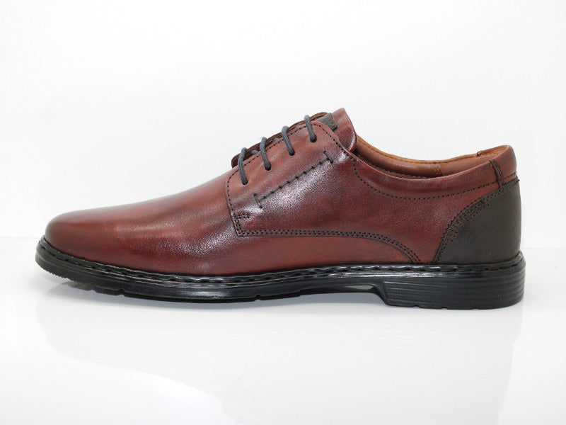 Chaussures classiques à lacets en cuir cognac Alastair