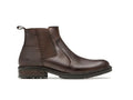 Boots style Chelsea Elster en cuir marron foncé de Redskins