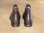 Boots style Chelsea Elster en cuir marron foncé de Redskins