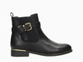 Bottines basses noires avec boucle style chelsea