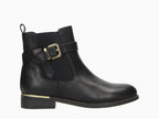 Bottines basses noires avec boucle style chelsea
