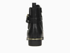 Bottines basses noires avec boucle style chelsea