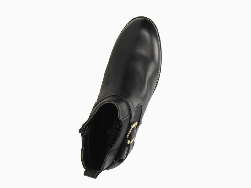 Bottines basses noires avec boucle style chelsea