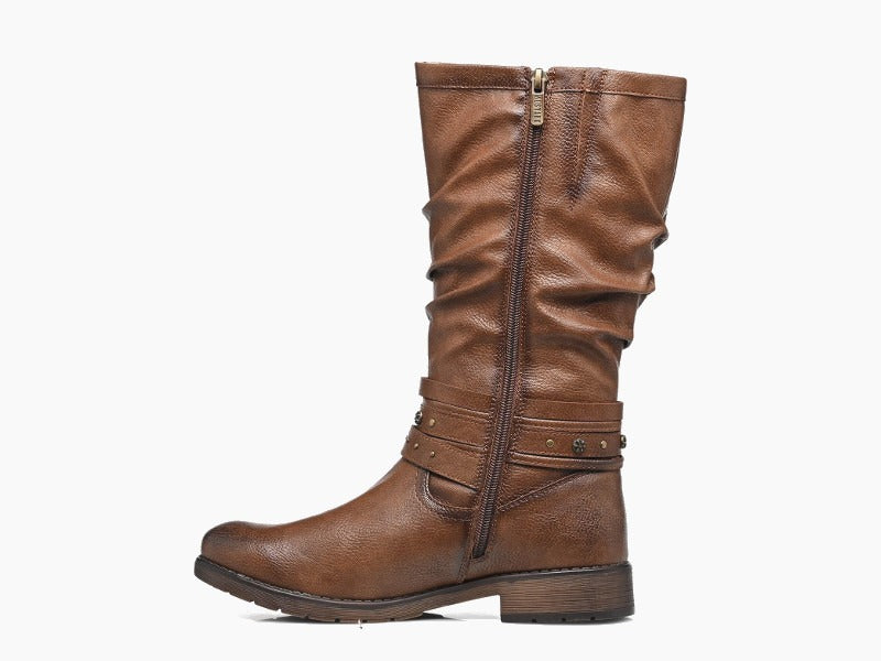 Bottes cognac Mustang esprit santiag