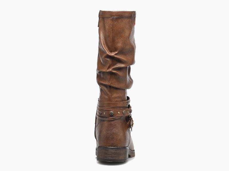 Bottes cognac Mustang esprit santiag