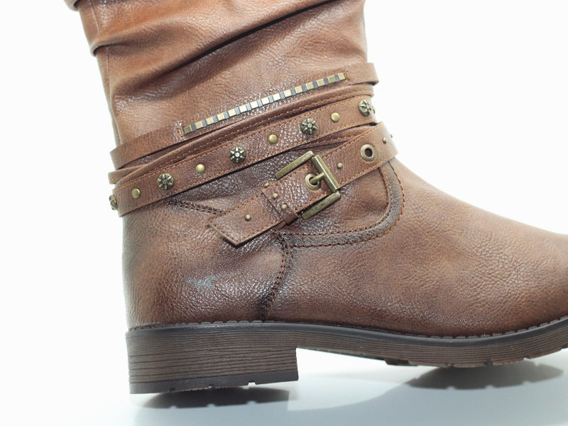 Bottes cognac Mustang esprit santiag