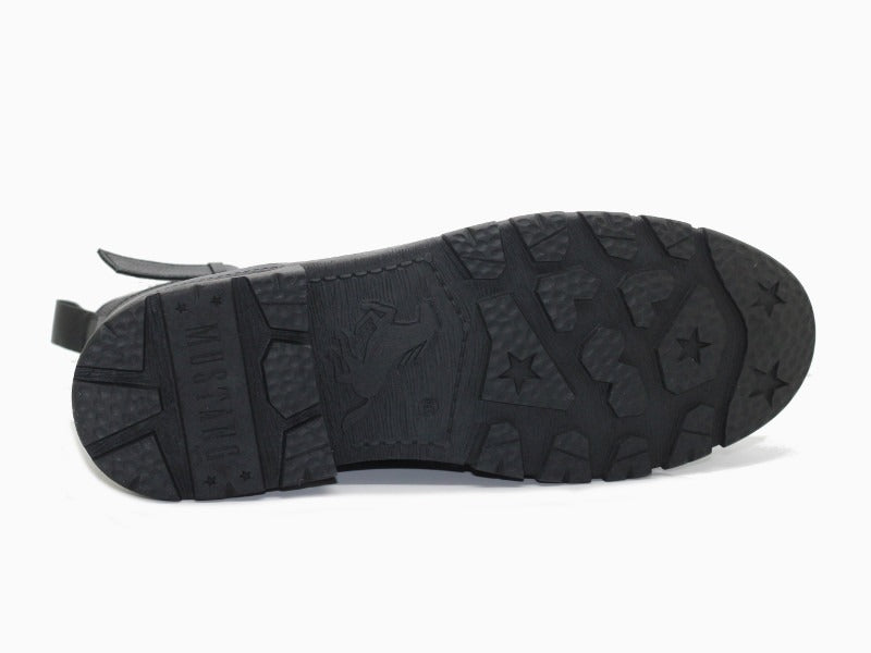 Boots noirs style rangers Mustang