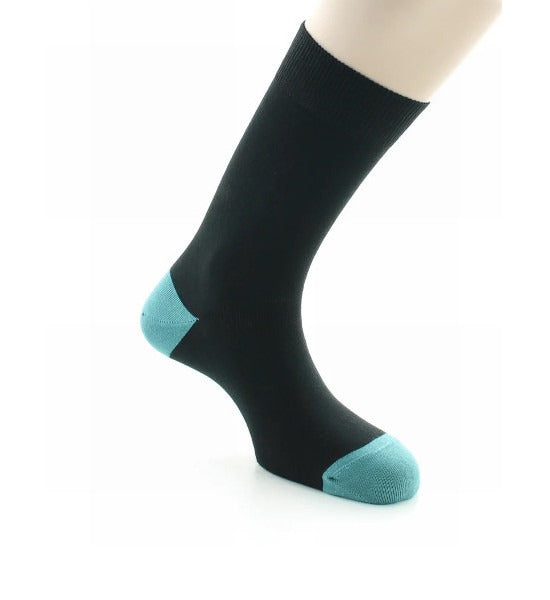 Chaussettes bleu marine en coton