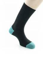 Chaussettes bleu marine en coton
