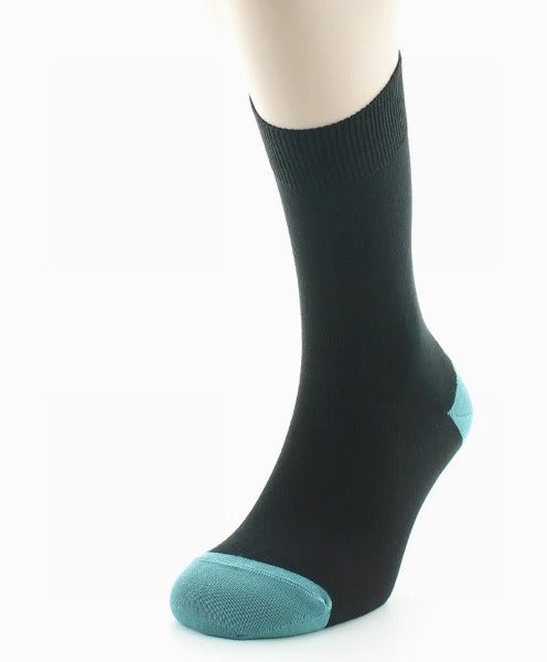 Chaussettes bleu marine en coton