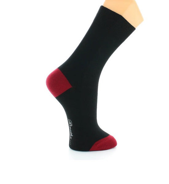 Chaussettes en coton noir
