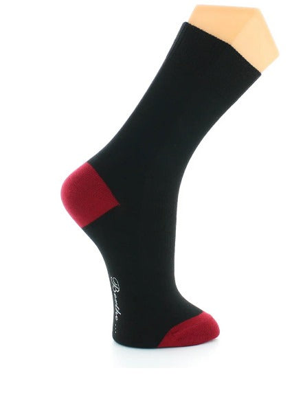Chaussettes en coton noir