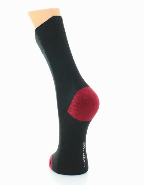 Chaussettes en coton noir