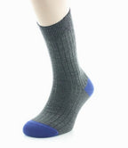Chaussettes en laine gris anthracite