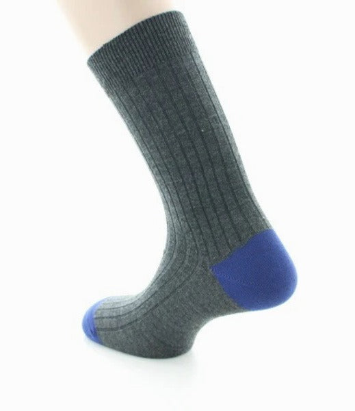 Chaussettes en laine gris anthracite
