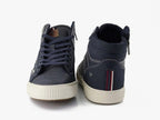 Baskets sneakers montants bleu marine Mustang