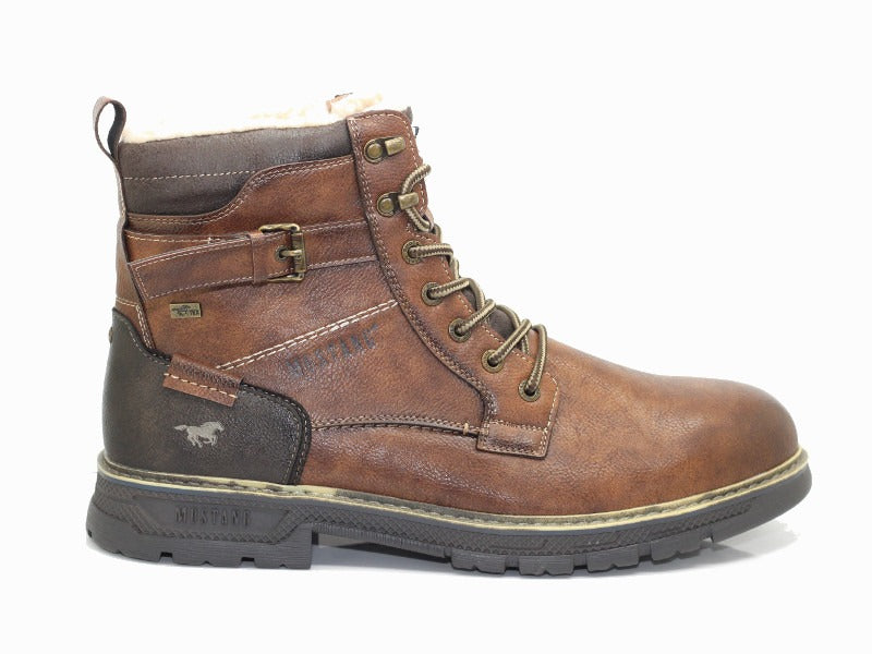 Boots marron style rangers Mustang