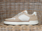 Baskets ville Redskins en cuir beige