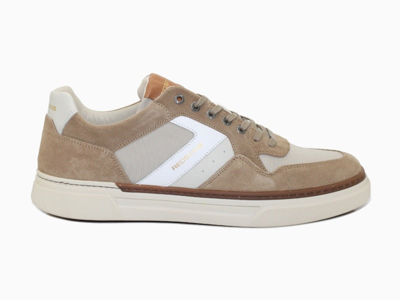 Baskets ville Redskins en cuir beige