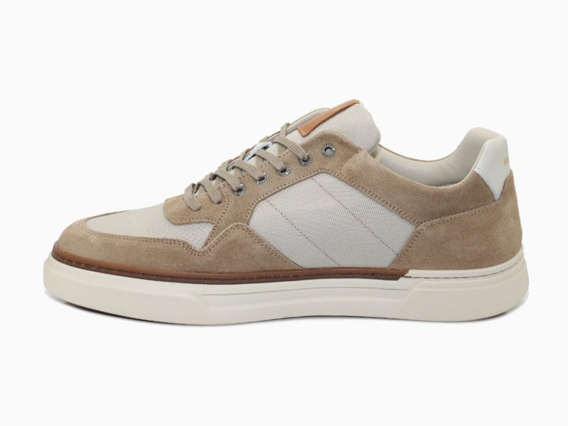 Baskets ville Redskins en cuir beige