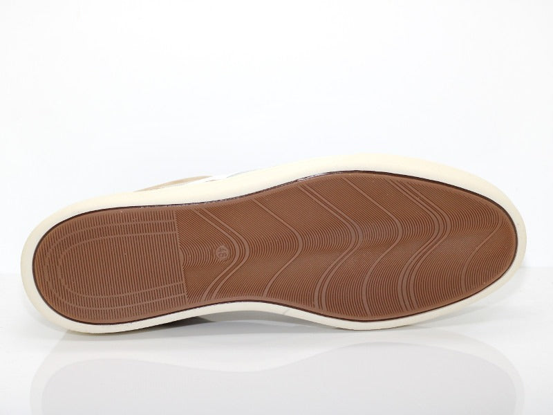 Baskets ville Redskins en cuir beige