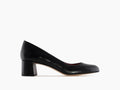 Escarpins en cuir noir Martina