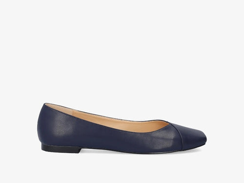 Ballerines plates bleu marine
