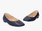 Ballerines plates bleu marine