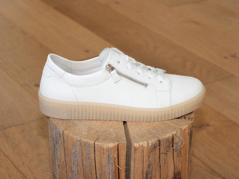 Tennis blanches en cuir Gabor