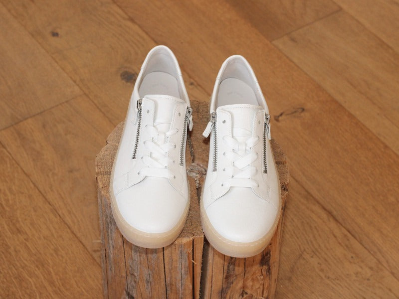Tennis blanches en cuir Gabor