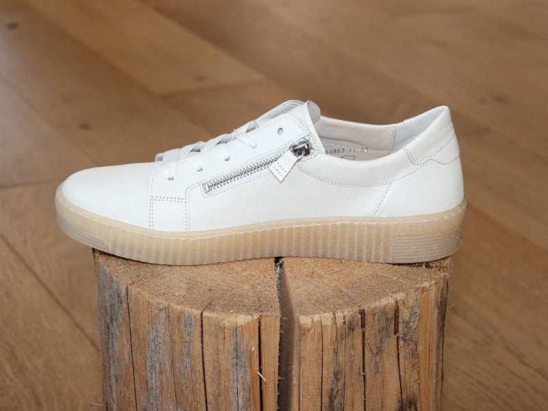 Tennis blanches en cuir Gabor