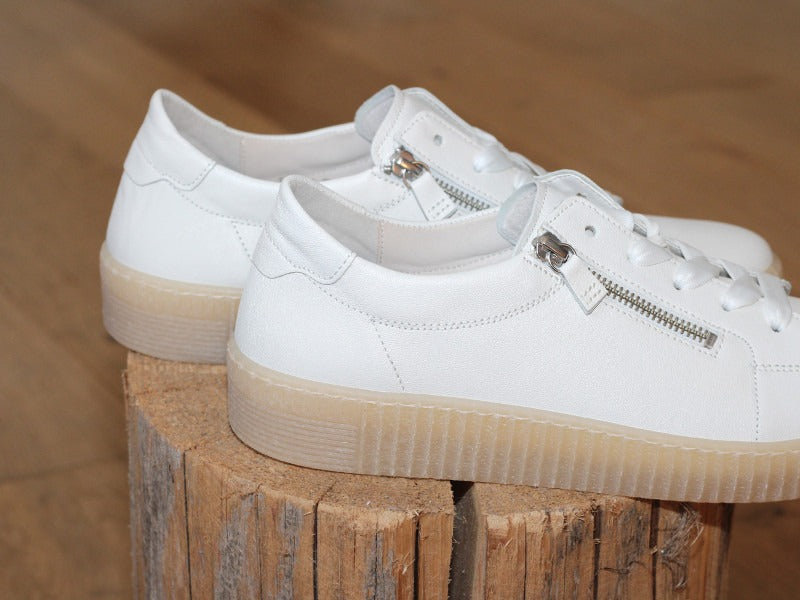 Tennis blanches en cuir Gabor