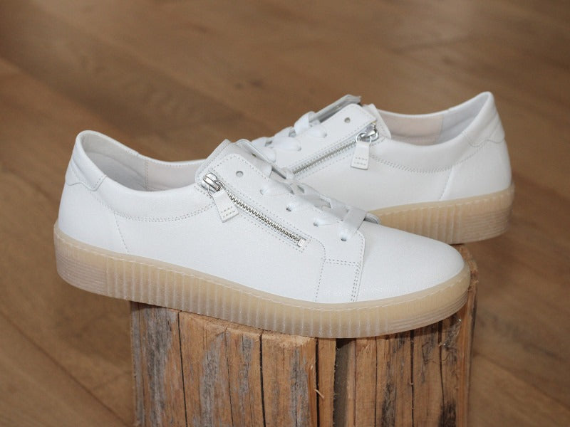 Tennis blanches en cuir Gabor