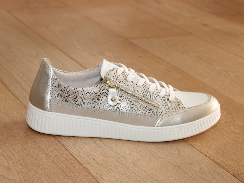 Tennis beige Remonte et imprimé fantaisie