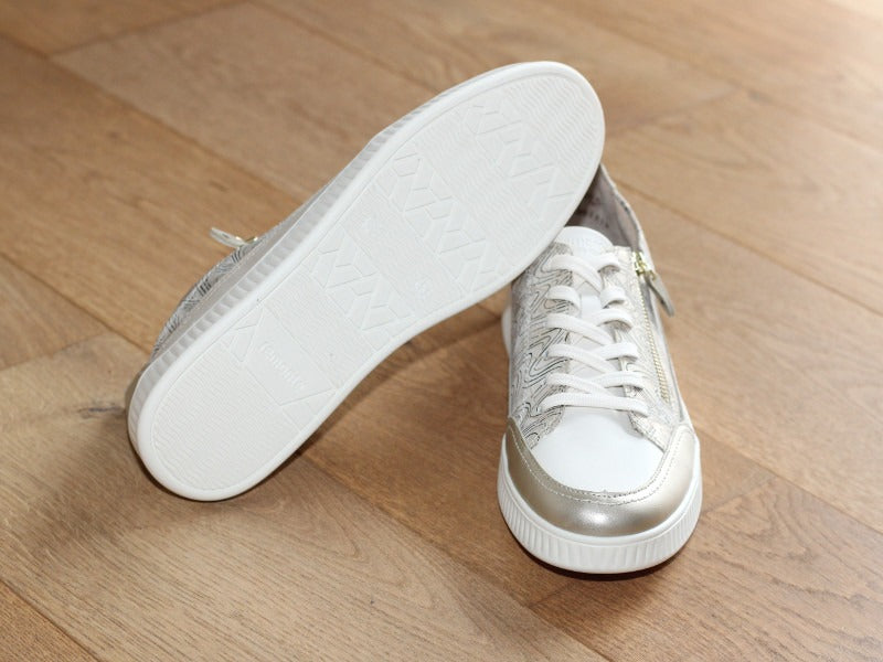 Tennis beige Remonte et imprimé fantaisie