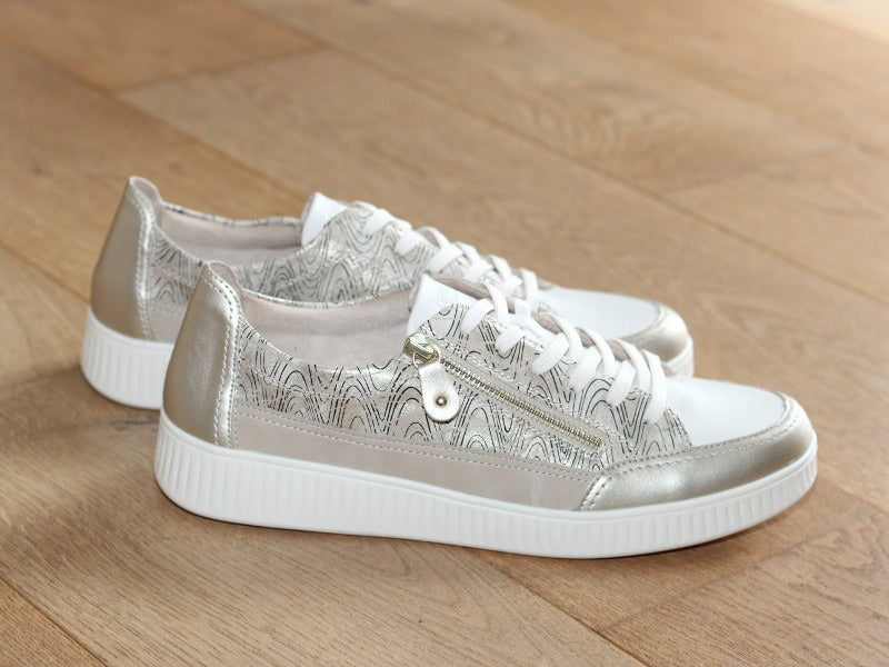 Tennis beige Remonte et imprimé fantaisie