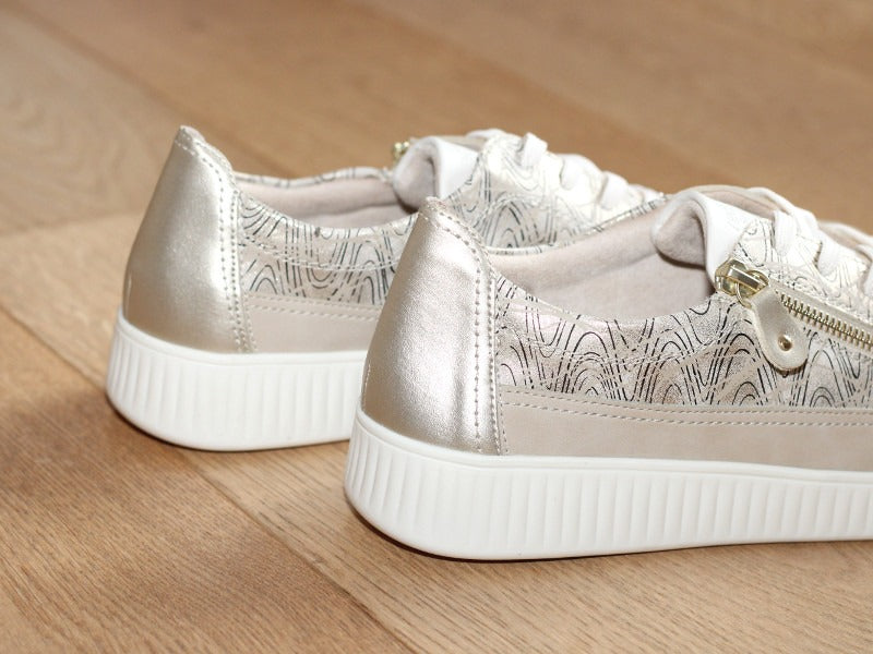 Tennis beige Remonte et imprimé fantaisie