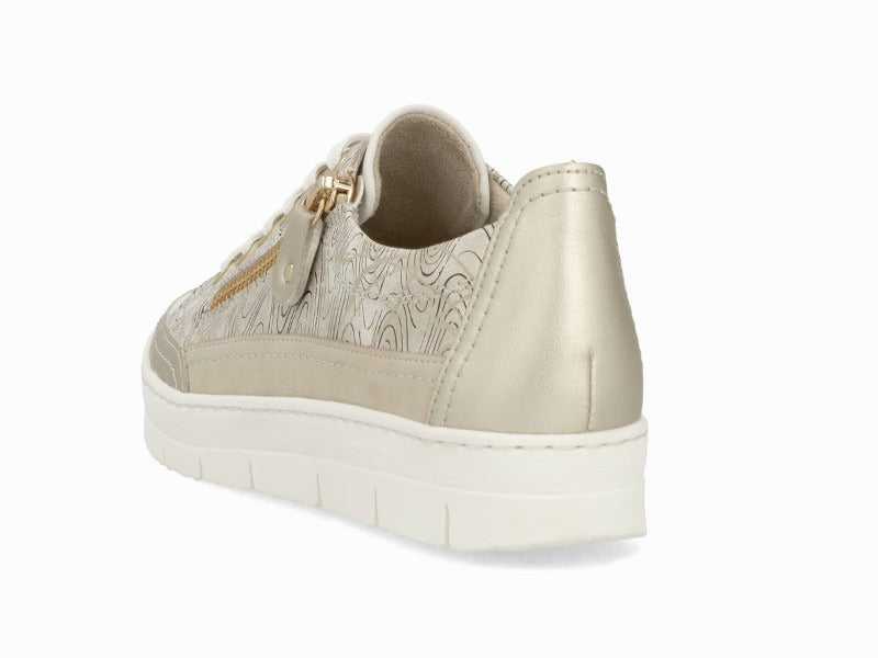 Tennis beige Remonte et imprimé fantaisie