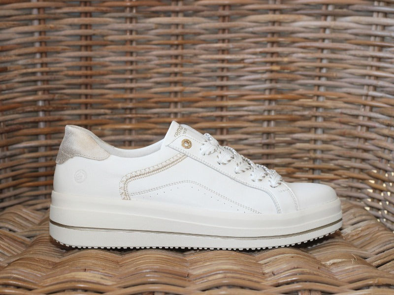 Tennis Remonte en cuir blanc Star
